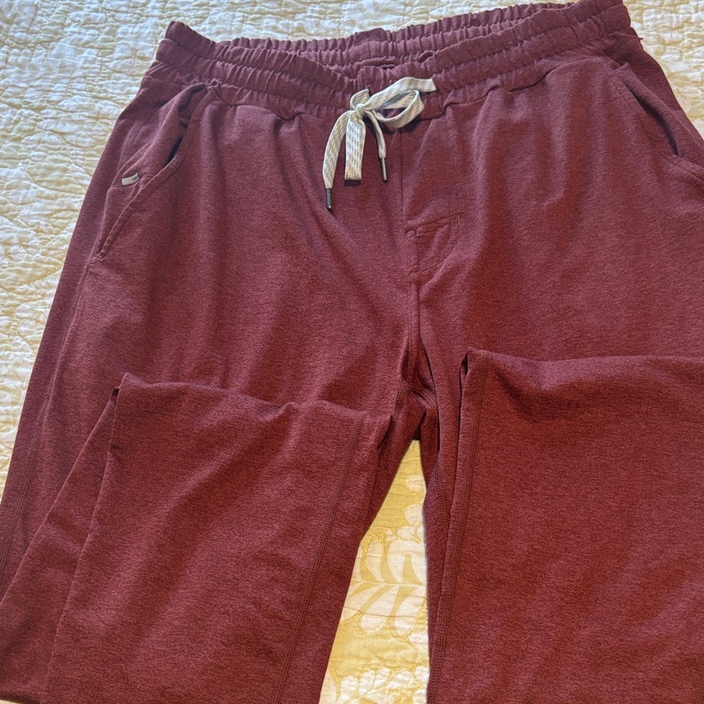 Vuori Maroon Cozy Jogger Pants
